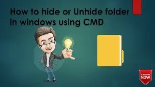 how to hide or unhide folder in windows using command prompt (cmd)