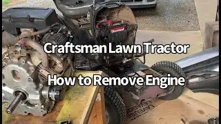 Craftsman Lawn Tractor : How to Remove Engine