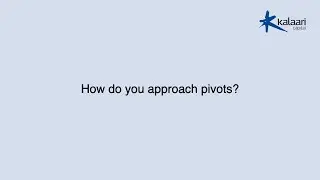 Short bytes | Shamik Sharma on how to approach pivots