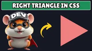 How to Create Right Triangle in HTML and CSS