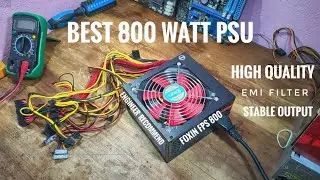 Лучший импульсный источник питания до 1500 ₹ в 2022 году | Foxin FPS 800@SO_ELECTRONICS #smps #psu #viral #tranding