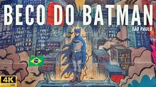 🇧🇷 Let's WALK AROUND BECO do BATMAN, Vila Madalena, S&Atilde;O PAULO! | NO TALKING! | Brazil Travel 2022