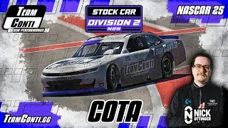 Руководство по трассе NASCAR 25 I Xfinity I COTA от Team Conti Sim Performance