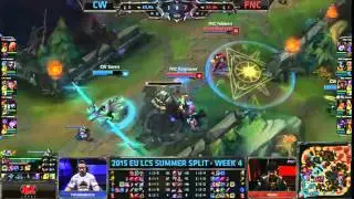 Highlight CW vs FNC - EU LCS 2015 Summer W4D2 - Copenhagen Wolves vs Fnatic