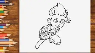 🔴How To Draw Ryder - PAW Patrol #4 &hearts;️