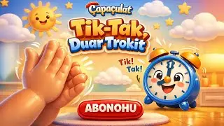 Tik-Tak, Duar Trokit ⏰👏 | Nursery Rhymes Shqip | Këngë për Fëmijë | Çapaçulat