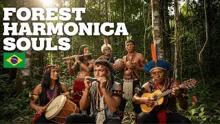 Forest Harmonica Souls | Music inspired by Amazon Tribes & Jungle Blues | Deep & Timeless