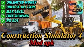 Download Construction Simulator 4 Mod Apk Level Max, Unlimited Money Gameplay Android