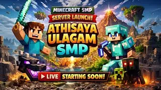 ATHISAYA ULAGAM SMP 🔥 | Minecraft SMP Server Launch LIVE | Survival Multiplayer | Guru Playz