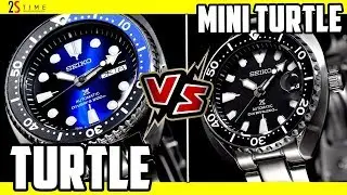 SEIKO DIVER | TURTLE SRPC25K1 vs MINI TURTLE SRPC35K1