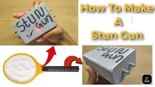 HOW TO MAKE A CHEAP STUN GUN WITH MOSQUITO RACKET || HABEEB INVENTIONS