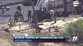 Construction worker in Arizona dies after being trapped six-feet underground