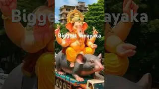 Biggest Vinayaka Idol in Road Show | Grand Ganesh Procession 2025 | Ganpati Bappa Morya
