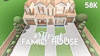 Floral Family House | Bloxburg Build
