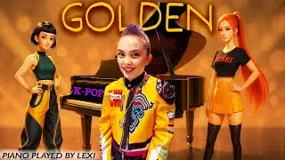 Golden K Pop Demon Hunters Piano Cover by 8 Year Old Lexi