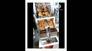 Two headed weighing machine for snacks