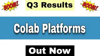 Colab Platforms Q3 Results 2026 | Colab Platforms Results Today | Colab Platforms Share Latest News