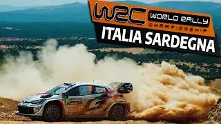 Rally Italia Sardegna 2025 | WRC Italy Highlights of Flat Out Gravel Stages