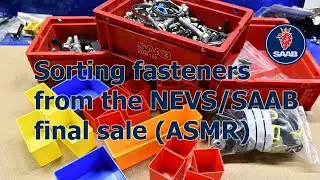 Sorting of fasteners from the SAAB-sale (ASMR)