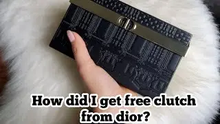 Instant free Dior clutch | &Eacute;crin couture pallete