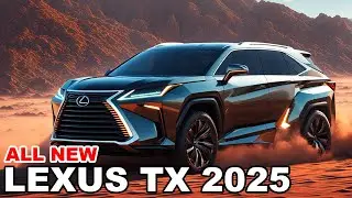 Представлен новый концепт Lexus TX 2025 года || Красивый роскошный внедорожник с тремя рядами сидений