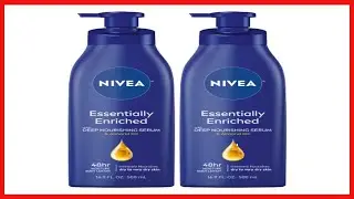 Great product -  NIVEA Essentially Enriched Body Lotion for Dry Skin, Pack of 2, 16.9 Fl Oz Pump Bot