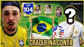 TOP! 🇧🇷 LANCEI A PRIMEIRA CARTA DA COPA AM&Eacute;RICA NO TIME E FICOU LINDO D+ 😍 - NA RA&Ccedil;A FC24 EP. 36