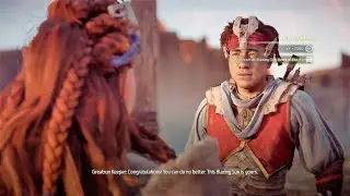 Horizon Zero Dawn - Parts Wrangling Trial (Blazing Sun) Gameplay (00:47)