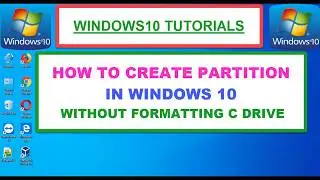 windows10 drive partition