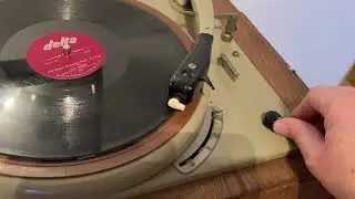 Lenco B-50 record player sam cook 78 rpm 1957