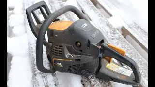 Disassembly of McCulloch CS380 chainsaw for spare parts