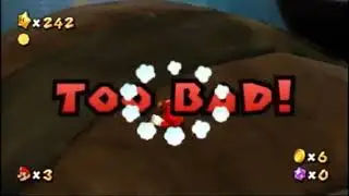 Super Mario Galaxy 2- Boulder Bowl 1 skip (with and without Rock Mario) tutorial