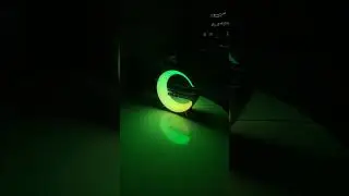 G Shaped Lamp Smart Light & Speaker | With Wireless Phone Charger & 256 Light Modes #shorts #ytshort