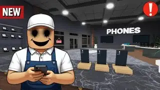 AKU MENCOBA BEKERJA SEBAGAI KARYAWAN TOKO TELEPON DAN ADA HAL ANEH TERJADI | ROBLOX INDONESIA