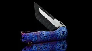 Robert Carter Full Timascus Framelock F16: Epic is a word that falls short