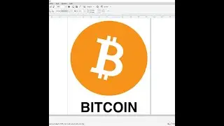Design Bitcoin Logo in Corel Draw #shorts