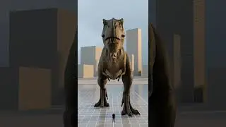 Dinosaur Comperd To Building's 😱 l #shorts #trending #viral