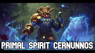 SMITE: Primal Spirit Cernunnos | Abilities, Voice Pack, Recall, & Death Animation