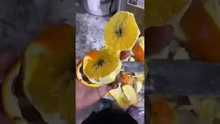 Rotten orange 🍊 first time seeing one #fitlifebalance #fruit
