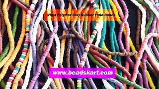 Polymer Vinyl Clay Fimo Washer Beads