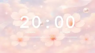 20-minute sakura dream 🌸✨🎐 | soft spring study timer