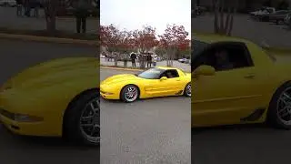 Corvette C5 Z06 pulling out of Harper Cars and Coffee #carsandcoffee #corvette #z06 #tennessee