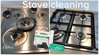 How to clean your gas STOVE with toxic and fume free KOH / EkoWorx. Does it work or is it a SCAM ?