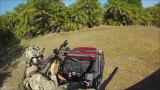MilSim vehicle training in Jeep