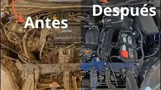 Brillo a tu motor con 1 solo producto. 🤯 SIN AGUA, NI HIDROLAVADORA. 