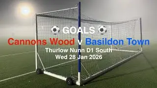 ⚽️ Cannons Wood FC 🔴♈️🔵 Basildon Town FC - Thurlow Nunn D1 South [Wed28Jan26] GOALS