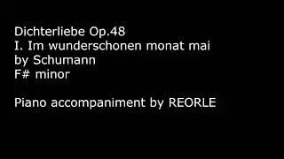 Piano accompaniment: Schumann - Dichterliebe Op.48 - I. Im wunderschonen monat mai