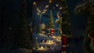 Furry Animals Attend Annual Christmas Tree Lighting In Spooky Harbor!  #christmas2023 #holiday 🎄🎵🐿️🎁