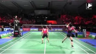 J. Fischer / C. Pedersen vs K. Kazuno / A. Kurihara - XD [Denmark Open 2015]