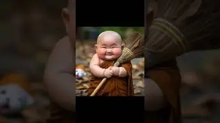 so cute little monk whatsapp status #whatsappstatus #shortvideo #shorts